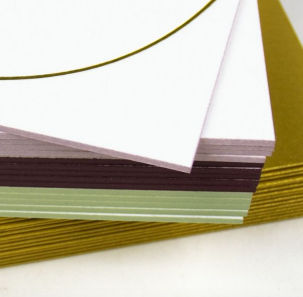 Noted Curve Edge Painted Note Cards