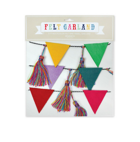 Flags and Tassels Garland