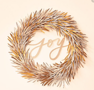 Joy Glitter Wreath Kit