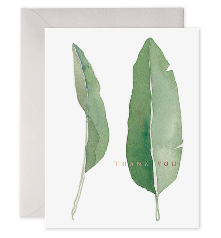 Thank You Leaves Card (Boxed Set of 6)