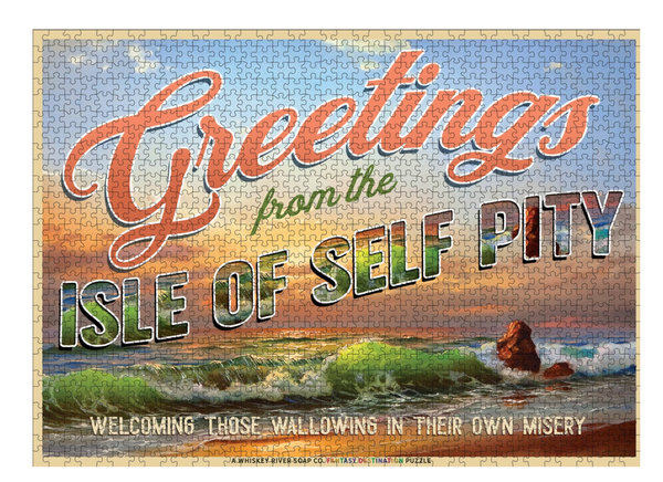 Greetings from The Isle of Self Pity Puzzle