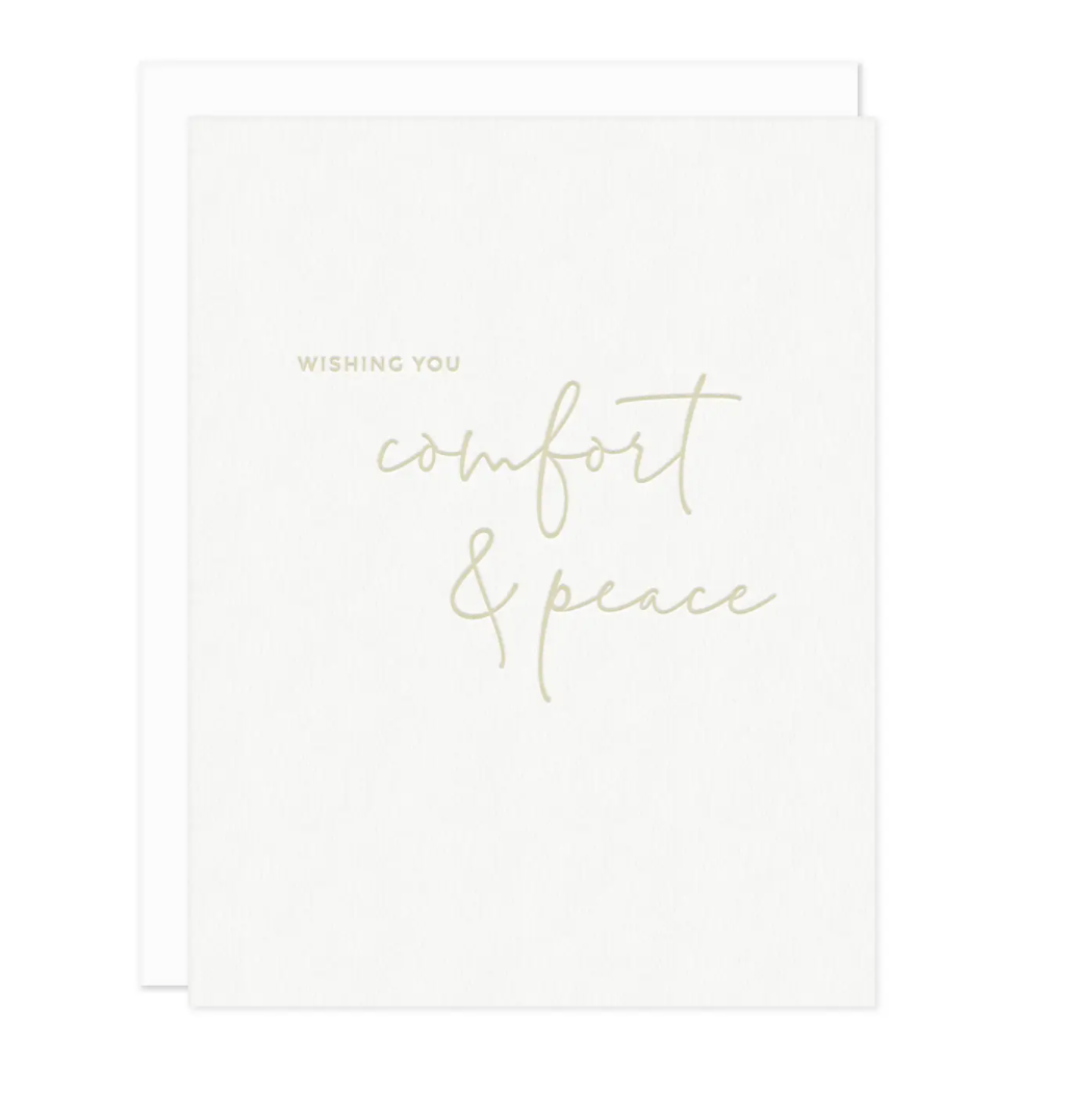 Comfort and Peace Card