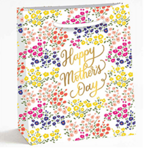 Happy Mother's Day Floral Bag