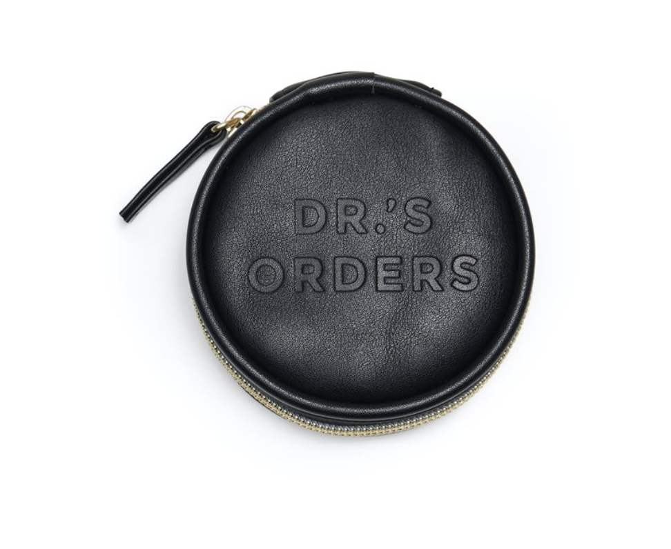 Vegan Leather Travel Pill Case with Tassel - "Dr.'s Orders"