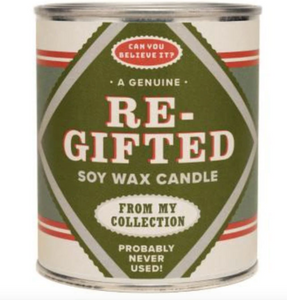 Re-Gifted Holiday Paint Can Candle