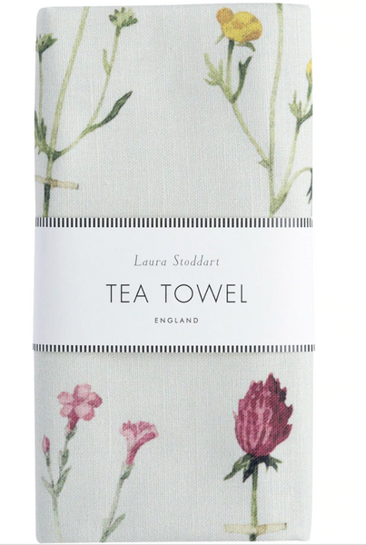 Wild Flowers Tea Towel