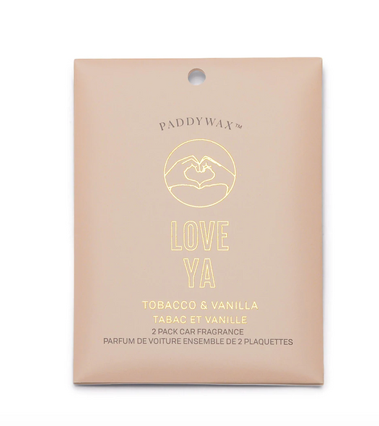 Impressions Car Fragrance - Tobacco + Vanilla "Love Ya"