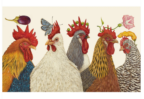 Chicken Social Paper Placemat
