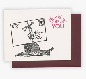Snail Mail-Thinking of You CARD
