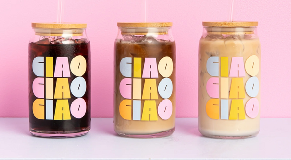 Can Glass with Lid - Ciao