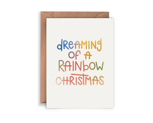Dreaming of a Rainbow Christmas Inclusive Gay LGBTQ Holiday