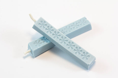 Short Sealing Wax Sticks with Wick: Baby Blue