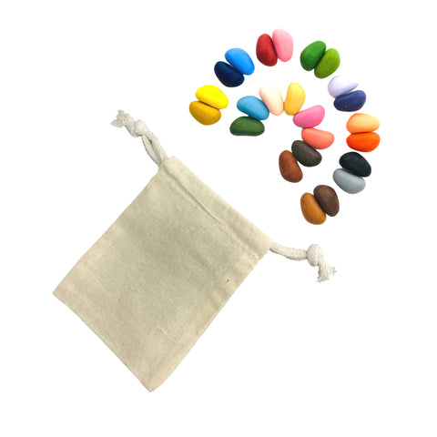 24 Colors in a Muslin Bag-includes the People Pebble colors