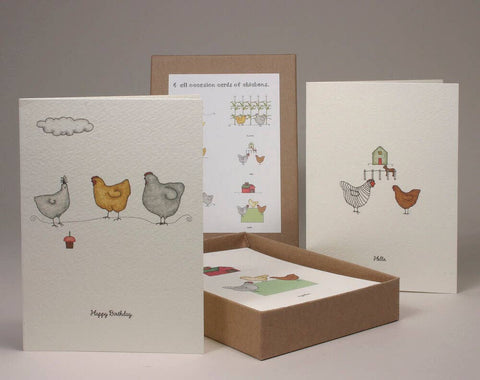 Chickens For All Occasions Boxed Greeting Cards