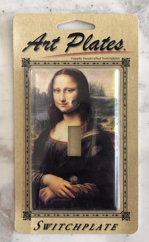 Art Plate Davinci Mona Lisa Single