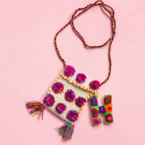 CHIAPAS Pom Pom Purse