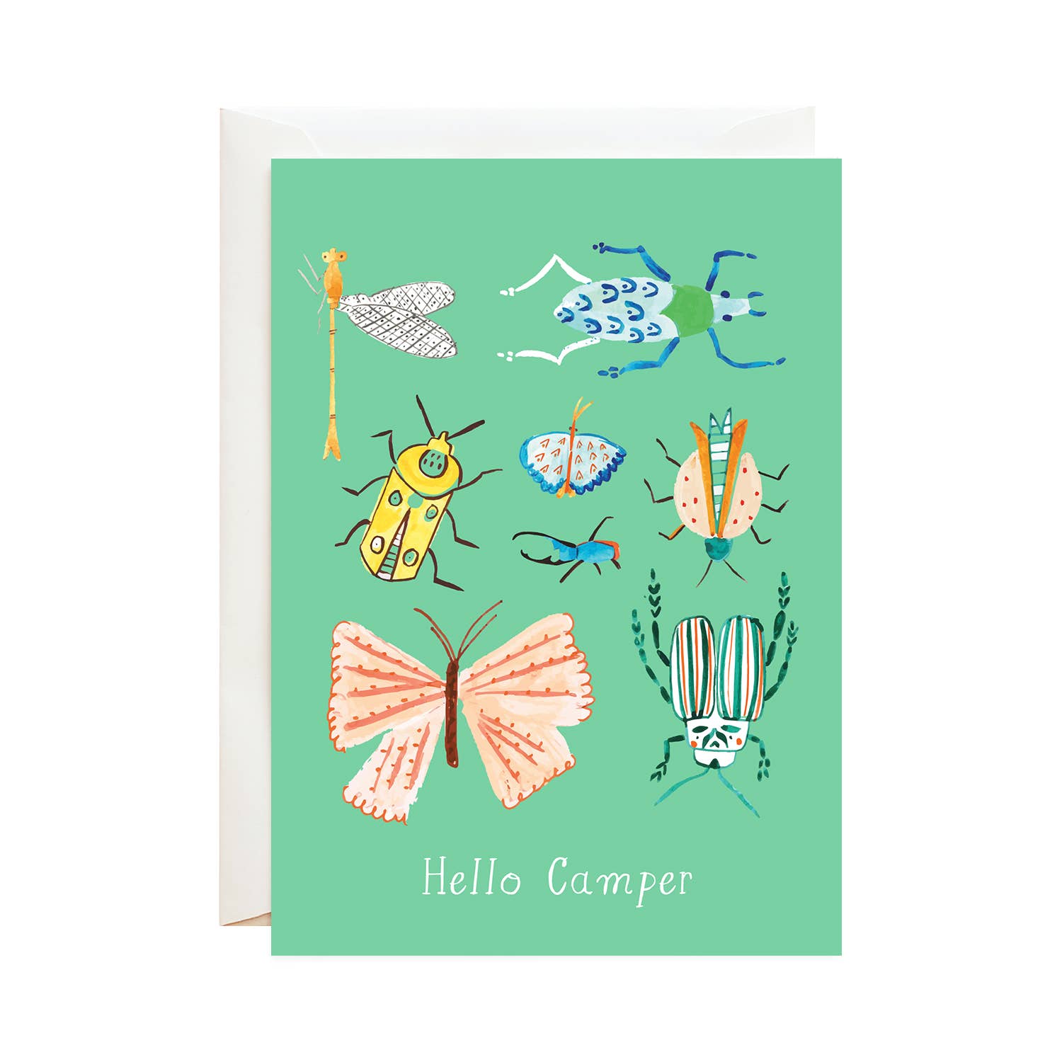 Look, a Dragonfly! - Greeting Card