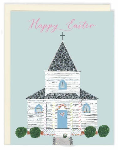 Easter Church Greeting Card