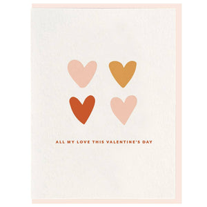 Valentine Love - Letterpress Card