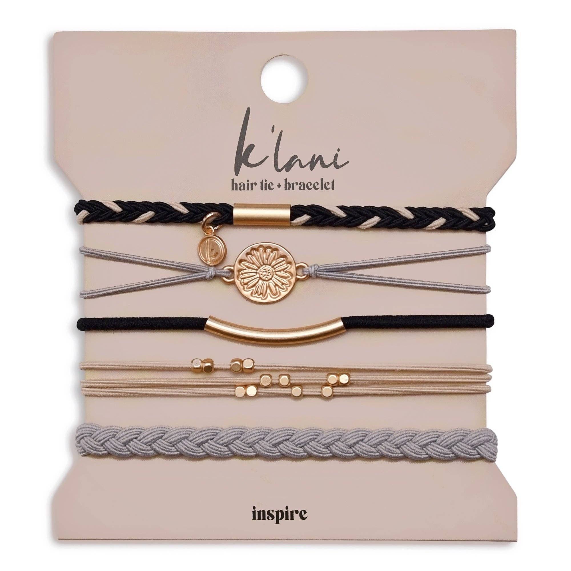 Inspire Hair Tie Bracelet: Medium