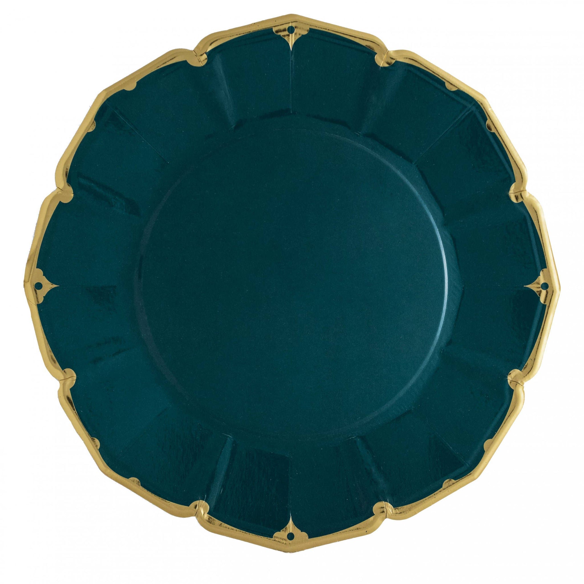 8 Emerald Dinner Plates
