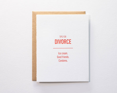 Tips Divorce  Card