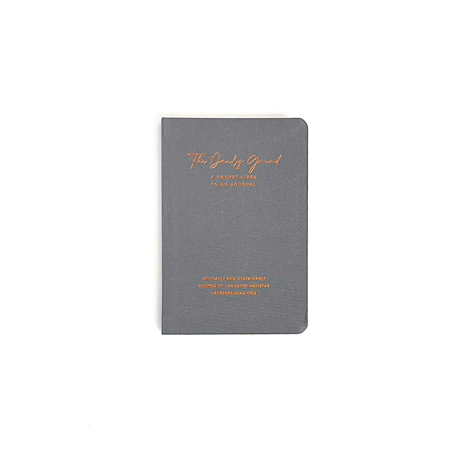Pocket-Sized To-Do List Notebook Journal in Smoke Grey