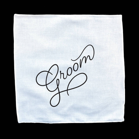 Groom Wedding Handkerchief